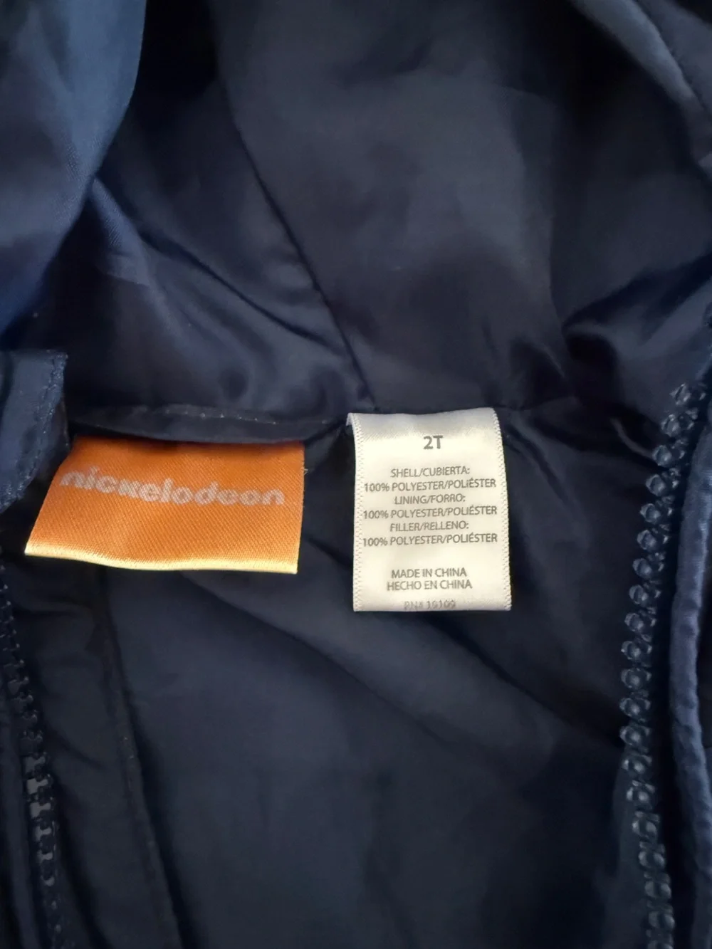 Nickelodeon Blue Gradient Boys Puffer Jacket with Hood